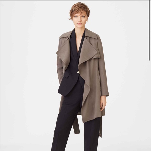 club monaco claudine trench coat